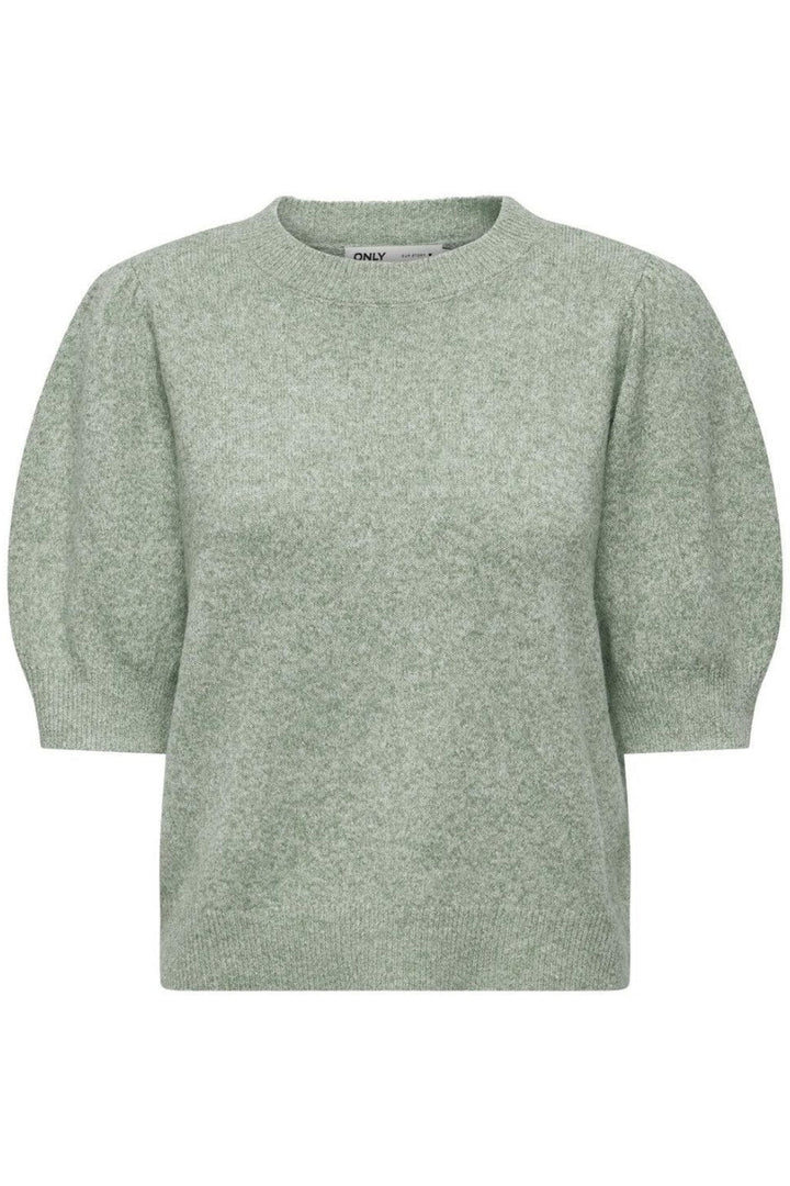 Only - Onlrica Life 2/4 Pullover Knt - 4463418 Chinois Green W. Melange