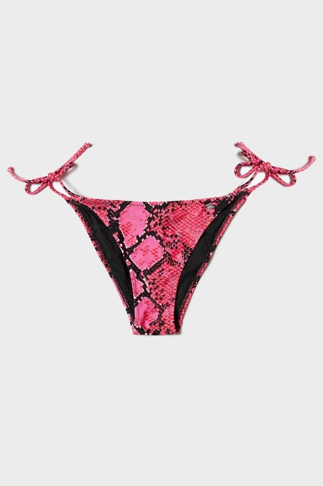 Lala Berlin - Bikini Bottom Bjork 10010267 - Hot Pink Python