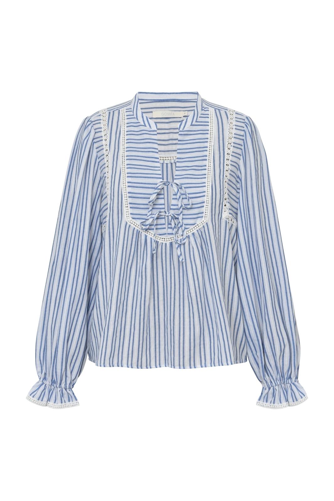 Gossia - Mowago Blouse G2270 - Blue Stripes