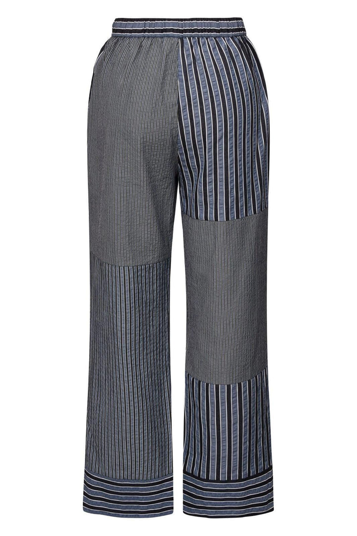 A-View - Mckenna Pants - 112 Blue/White Stribe Bukser 