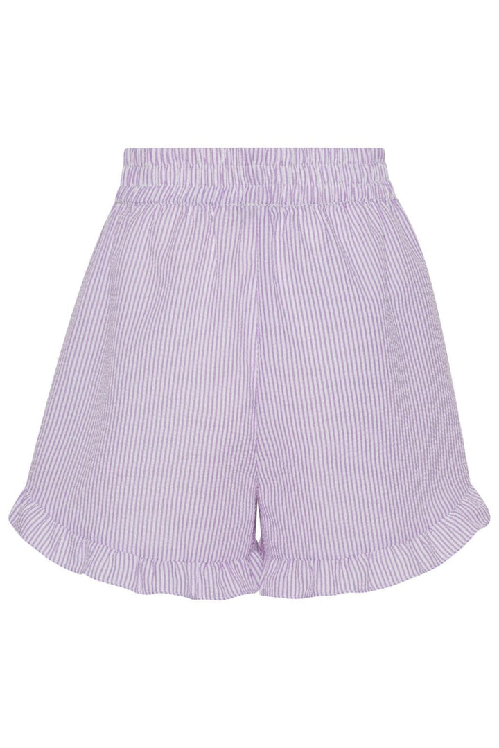 A-View - Sonja Shorts - 116 Purple/White Shorts 