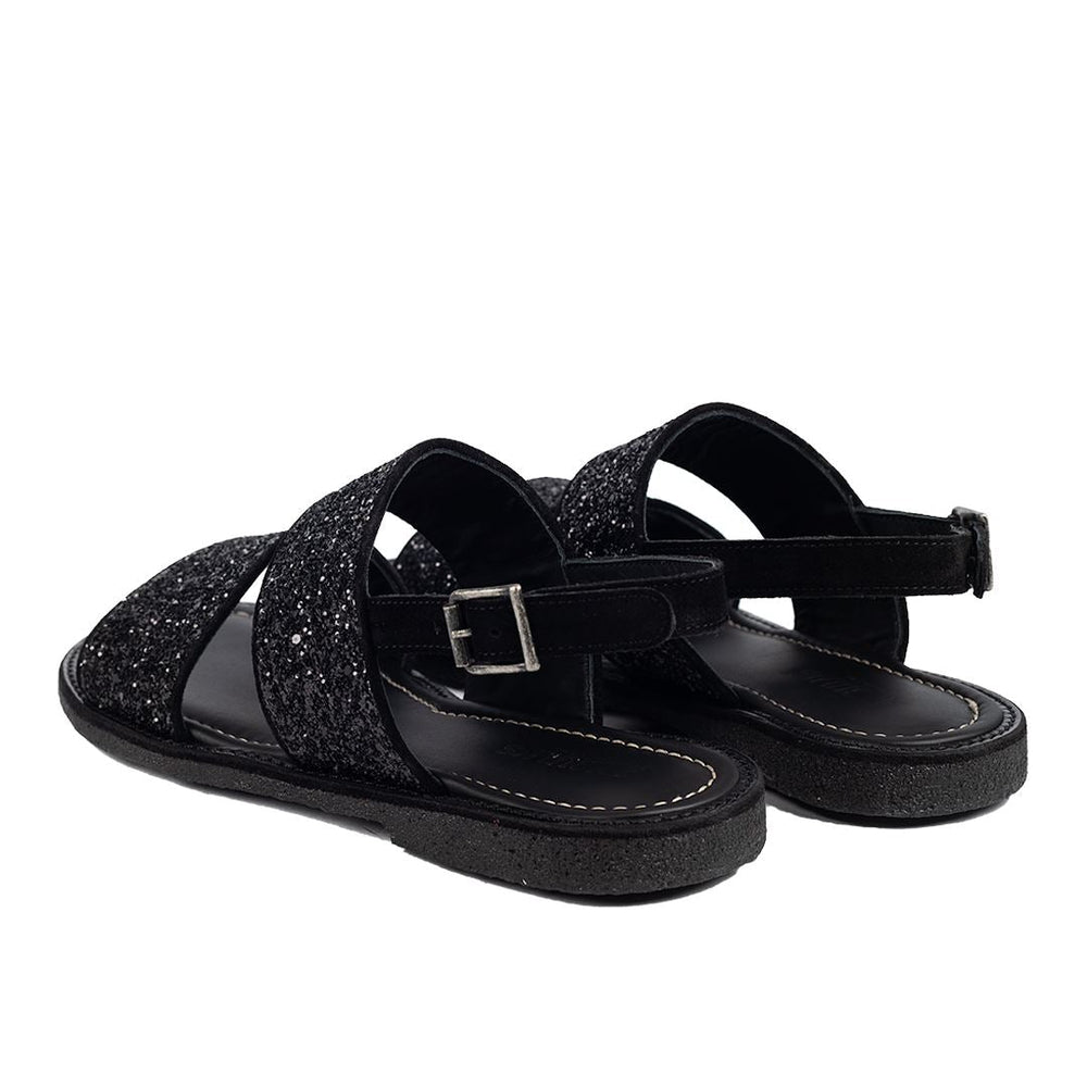 Angulus - Sandal - 1163/2486 Black/Black Glitter Sandaler 