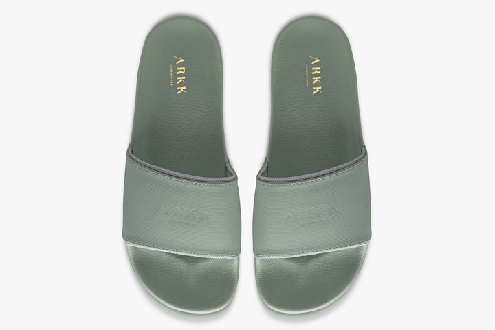 ARKK Copenhagen - ARKK Classic Slides Dark Mint - Women - Dark Mint Sandaler 