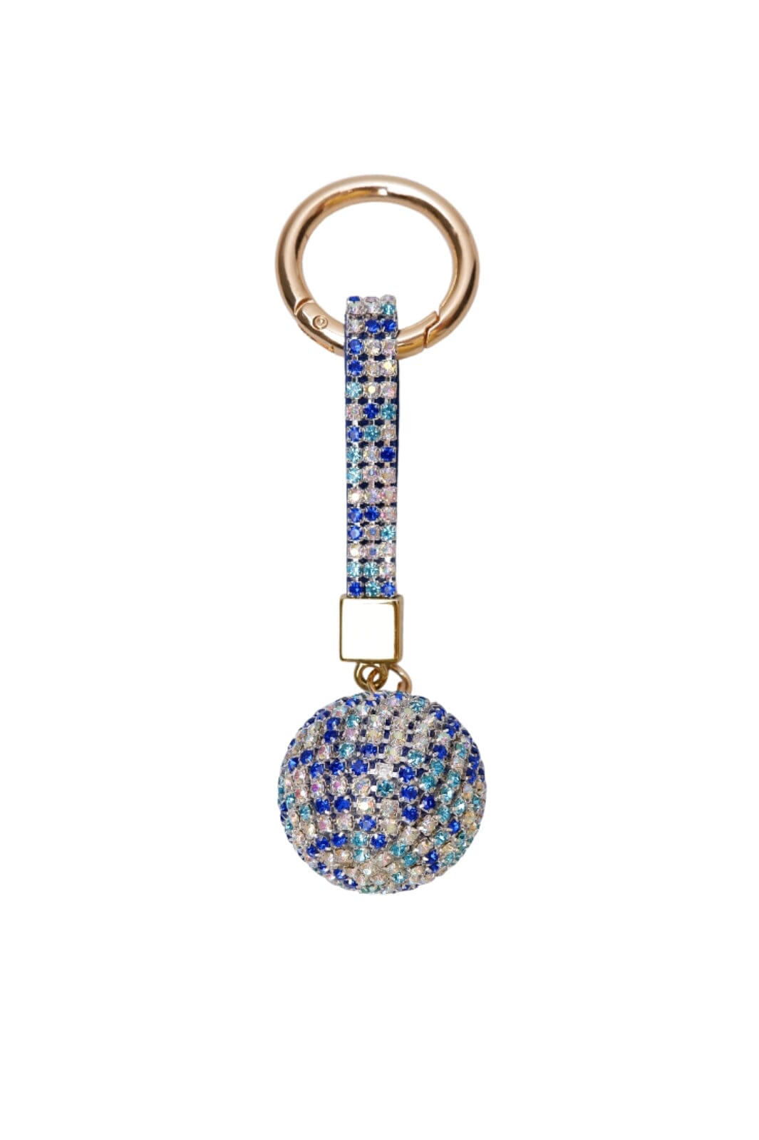 Black Colour - Bcball Rhinestone Keyhanger - Blue Mix Accessories 