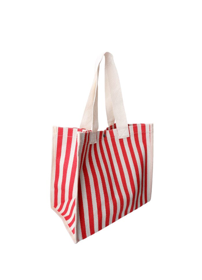 Black Colour - Bcpiper Totebag - Red Stripe Tasker 