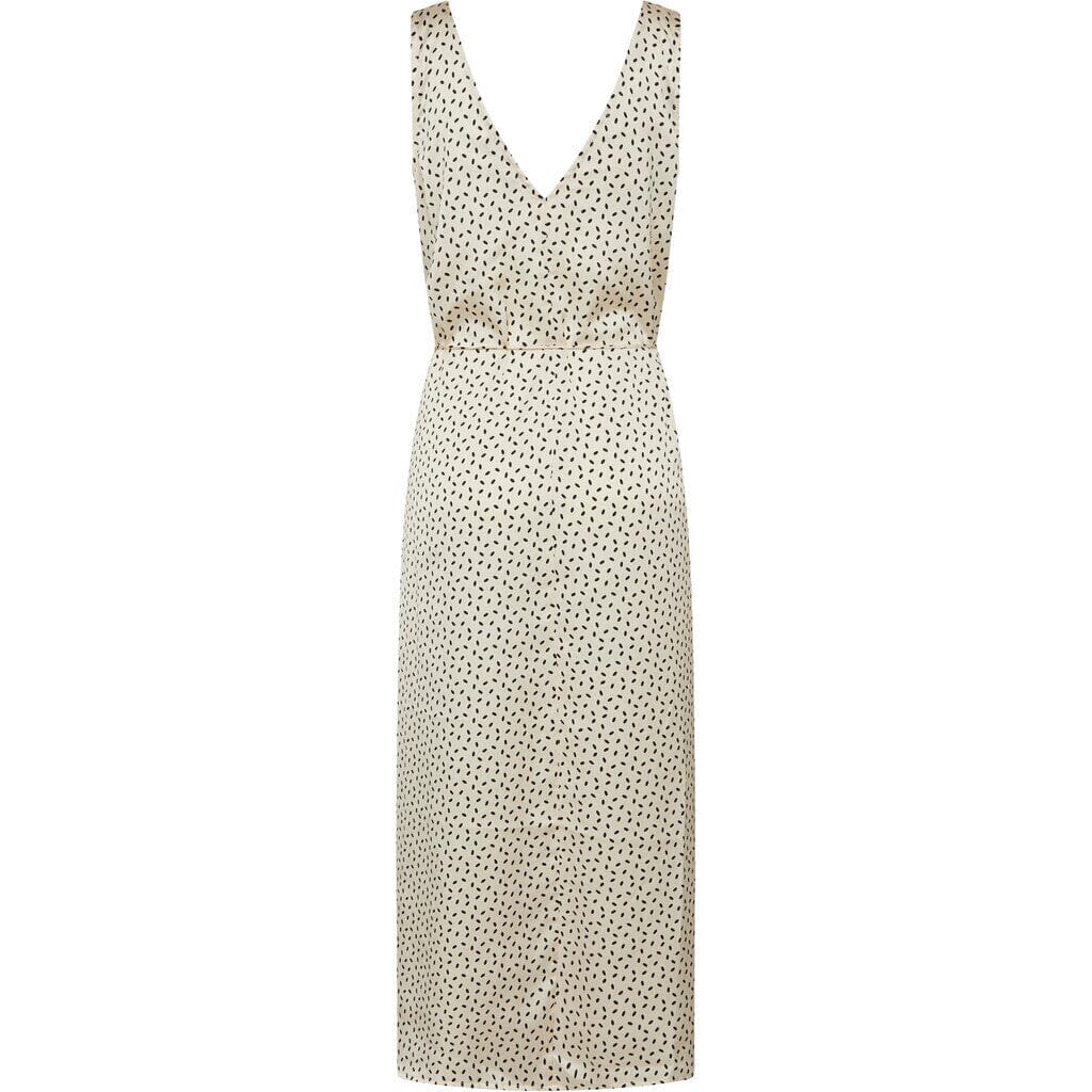 Bruuns Bazaar - AcaciaBBKarola dress - Cream/black dot print Kjoler 