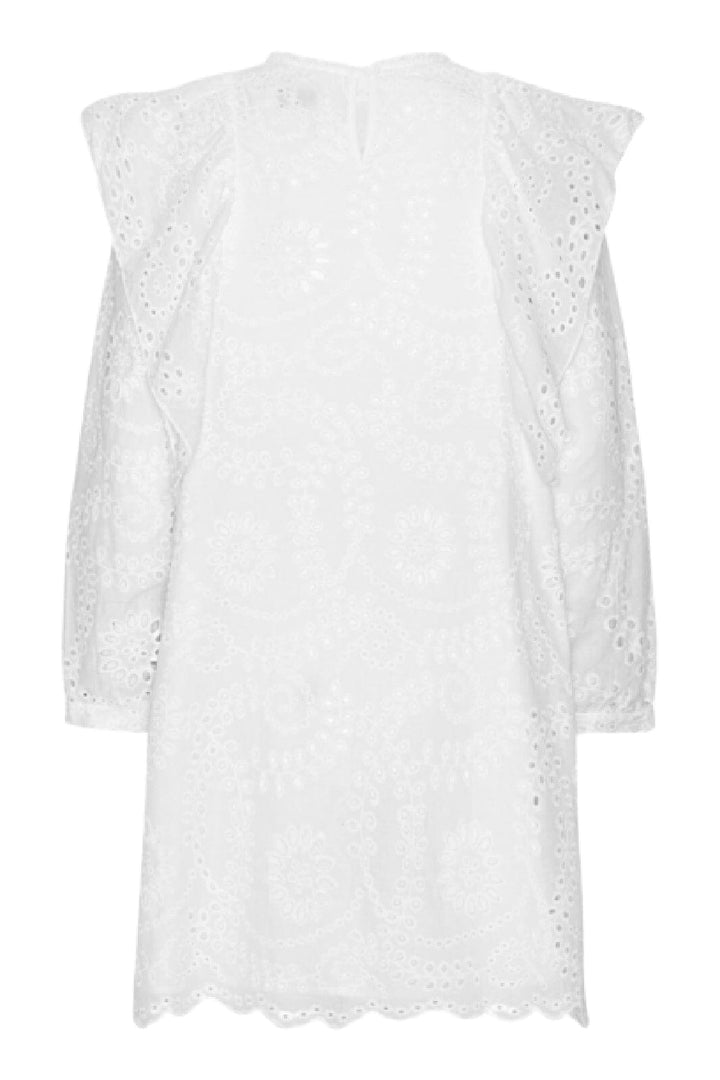 BYIC - Ingrid Dress Embroidery - White 