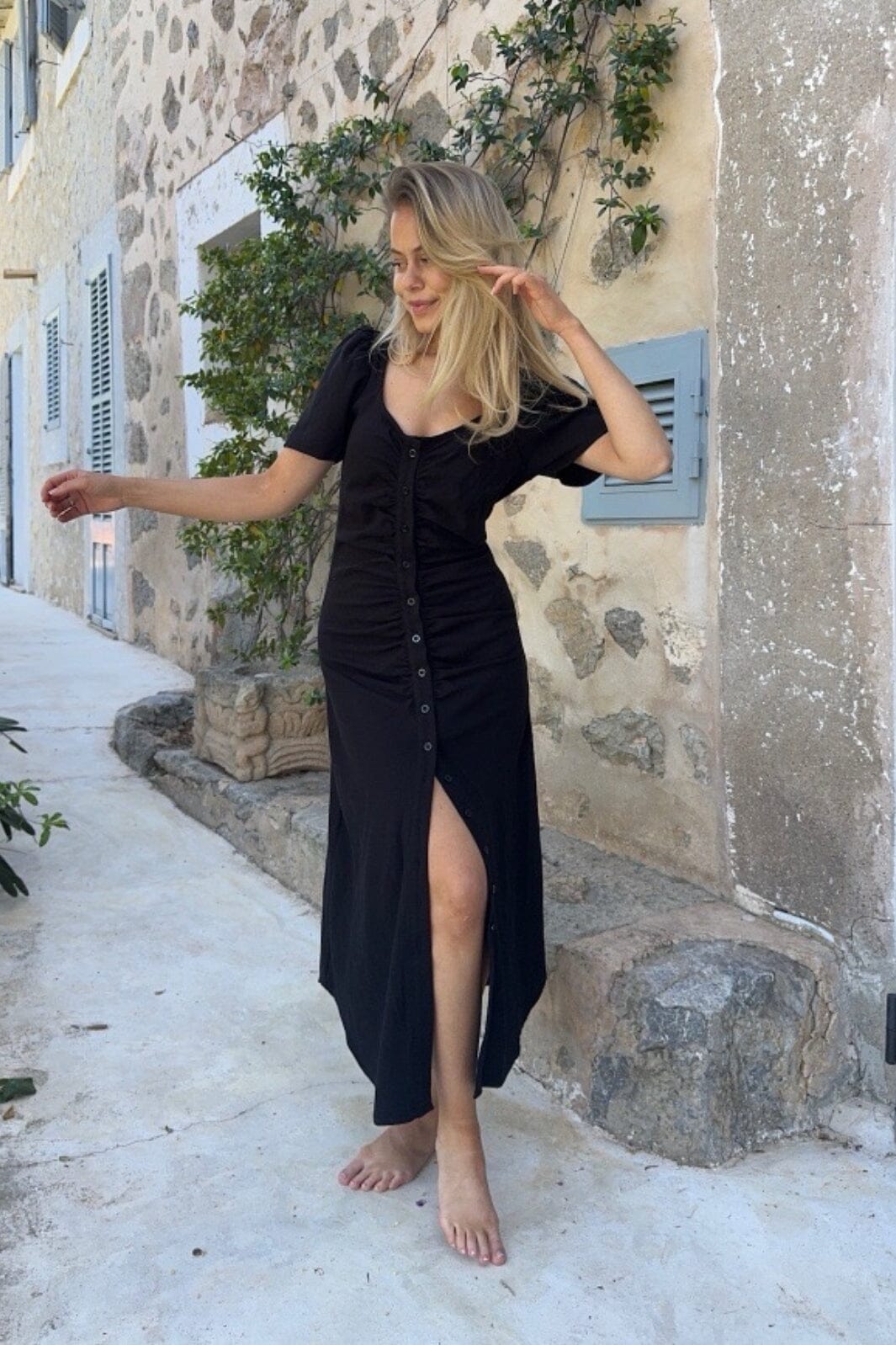 BYIC - Merleic Long Dress - black Black Kjoler 