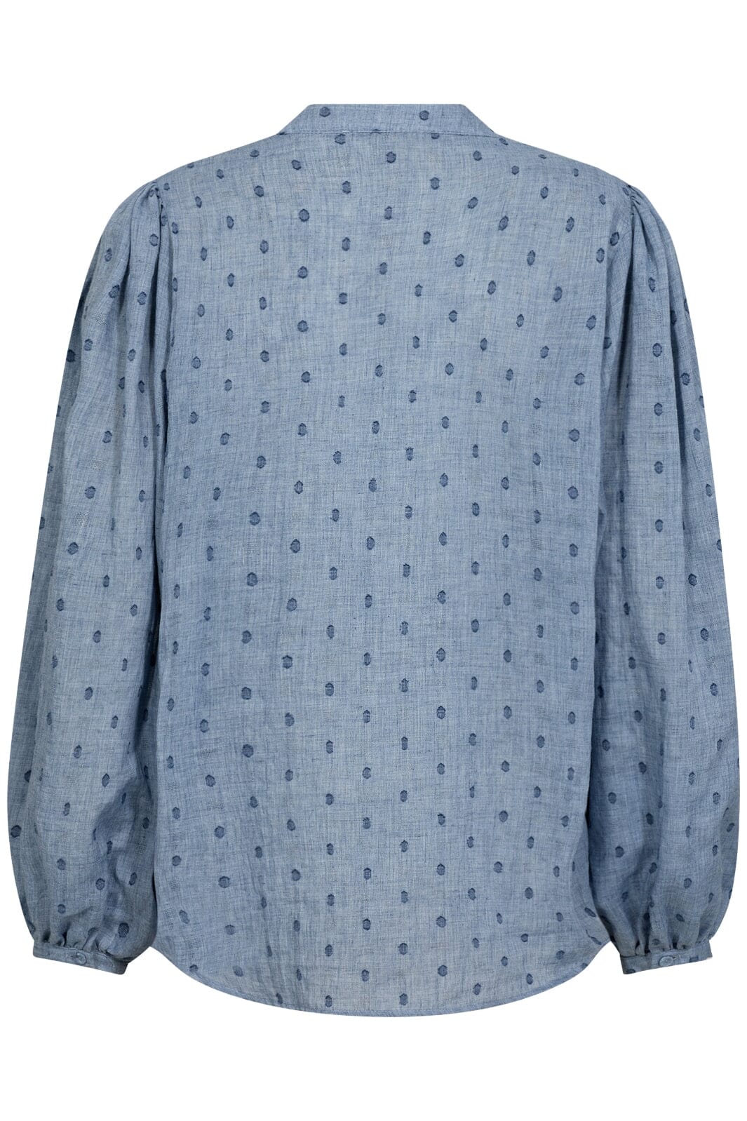 Co´Couture - Dottiecc V-Shirt 35763 - 586 - Dusty Blue