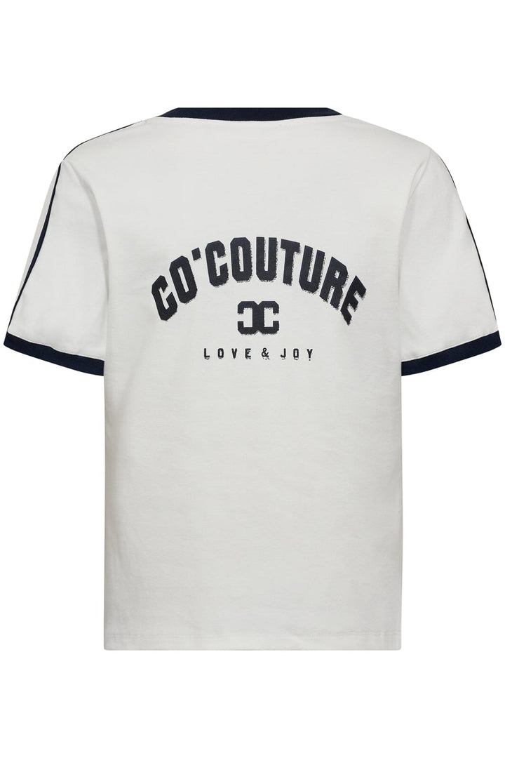 Co´Couture - Edgecc Stripe V-Tee 33161 - 120 - Navy