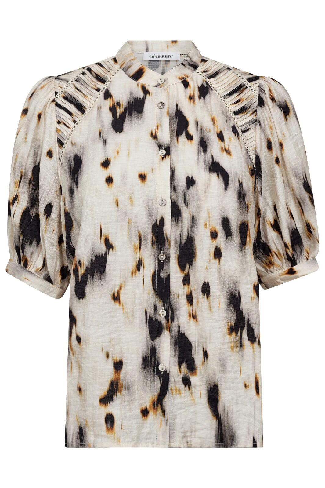 Co´Couture - Elisacc Ss Shirt 35823 - 199 - Bone