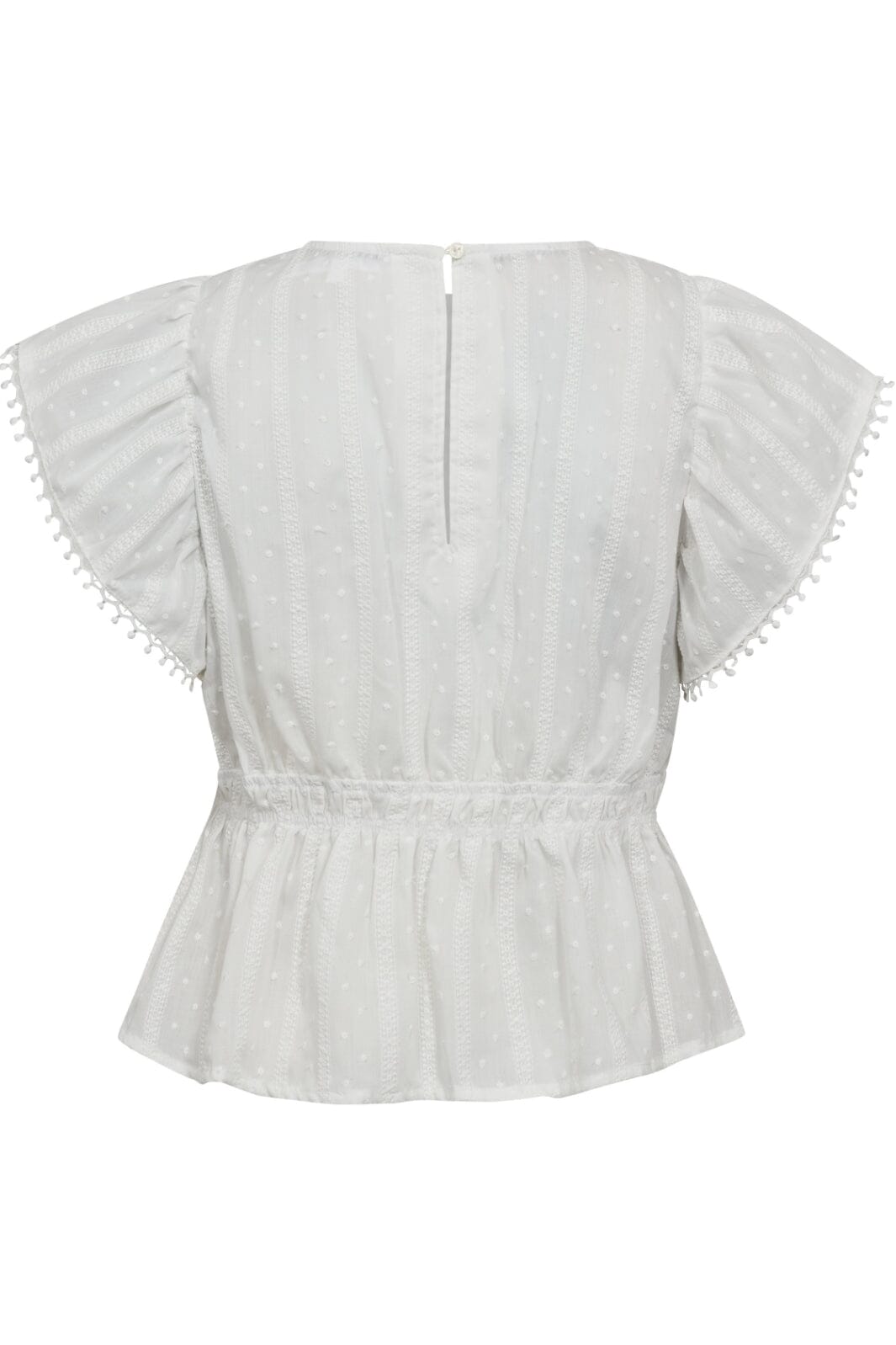 Co´Couture - Maddiecc Frill Top 35818 - 4000 - White