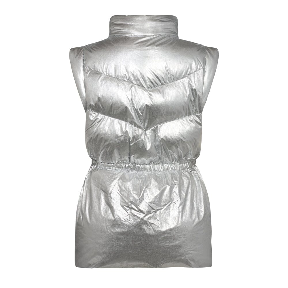 Co´couture - Metalcc Puffer Vest 30195 - 930 Silver Jakker 