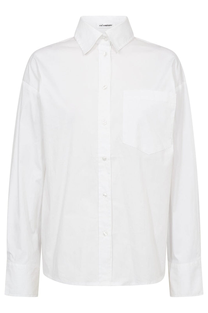 Co´Couture - Sannacc Bow Shirt 35783 - 4000 - White