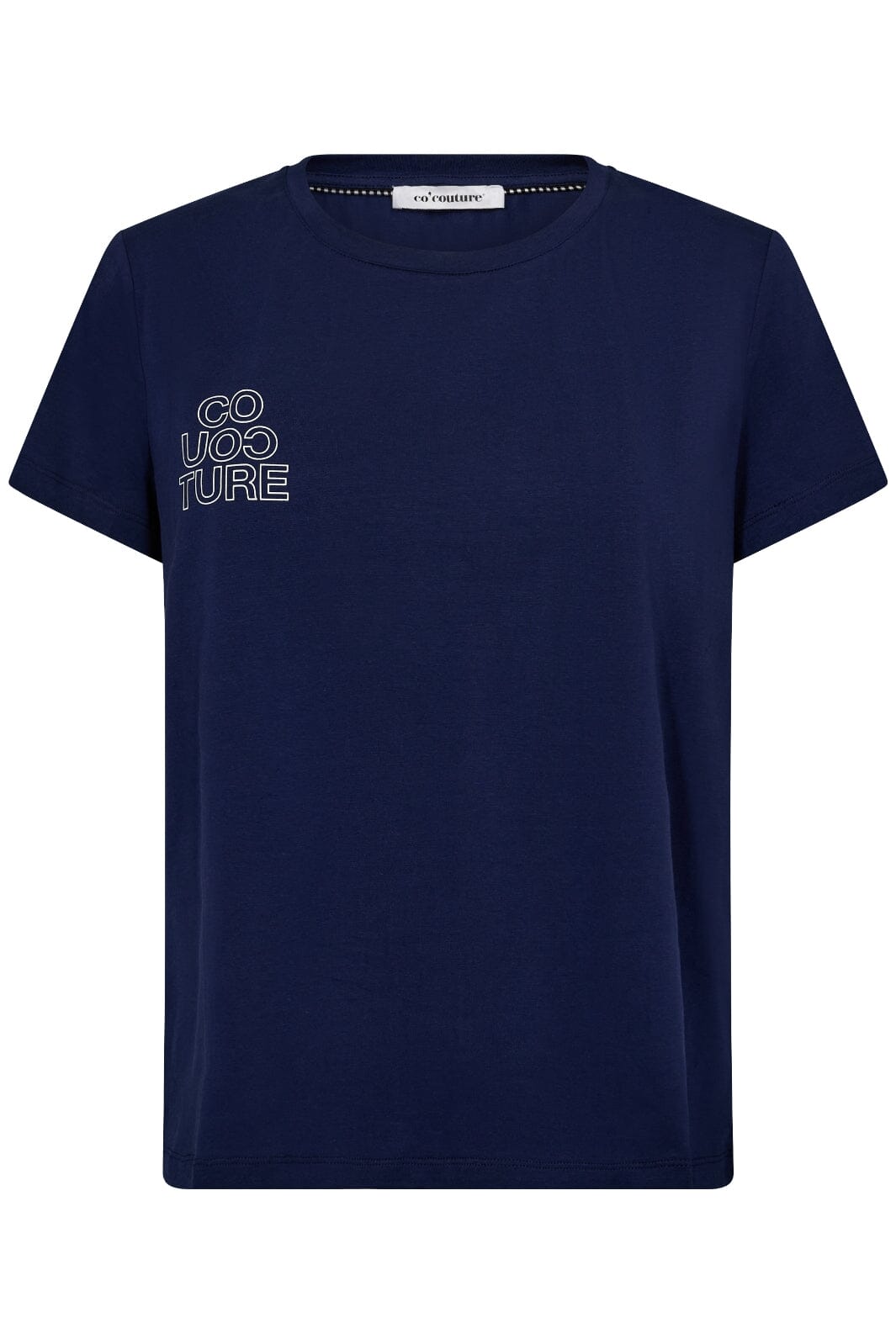 Co´Couture - Siaracc Outline Tee 33139 - 12040 - Navywhite