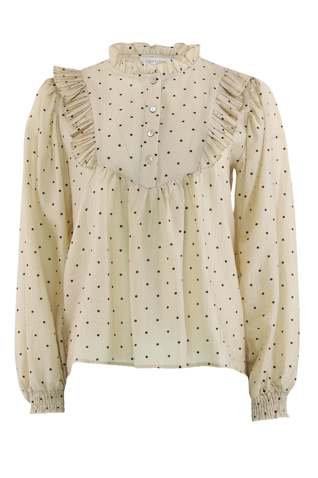 Continue - Silke Dot - Sand Dot Bluser 