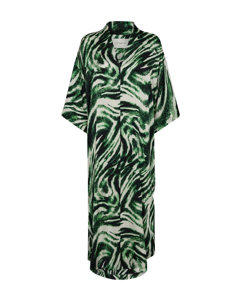 Copenhagen Muse - Cmsabina-Kaftan 204478 - Jet Stream w. Greenbriar Kjoler 