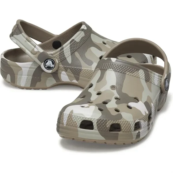 Crocs - Classic Camo Clog K Mrm/Mlt - Mushroom/Multi Sandaler 