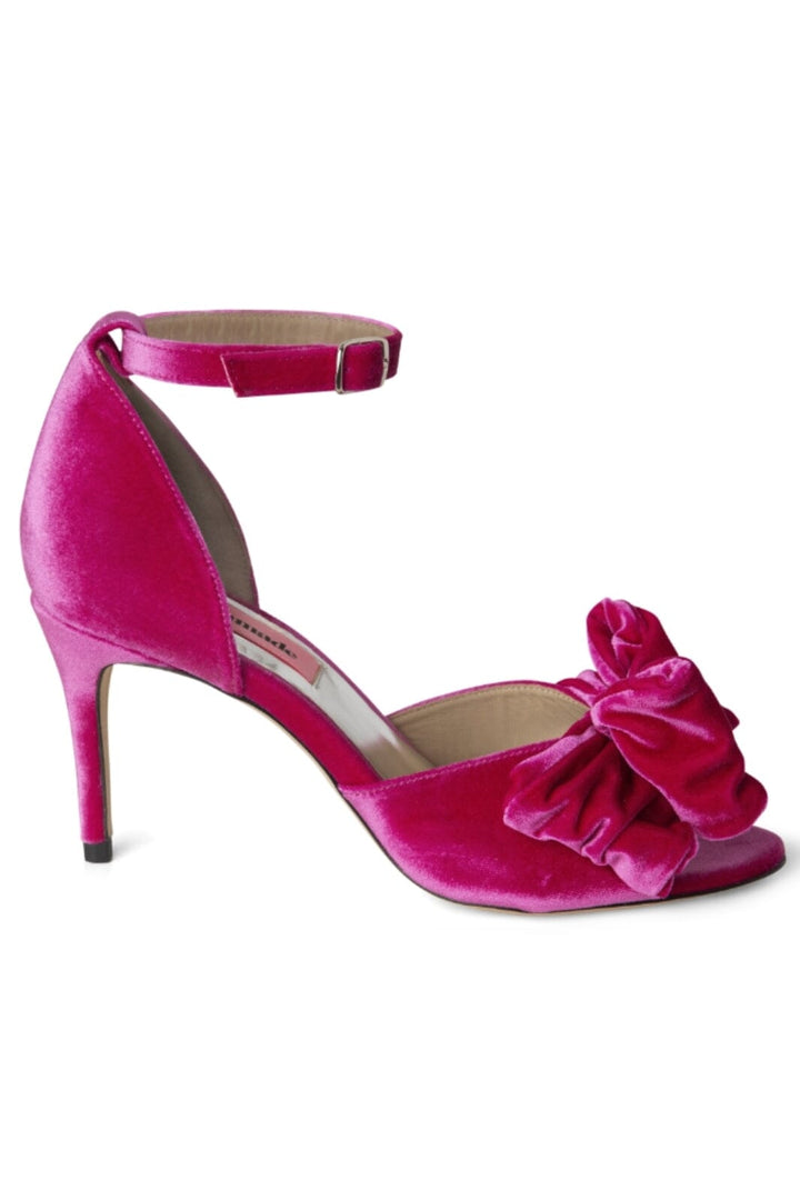 Custommade - Marita Velvet - 240 Magenta Stiletter 