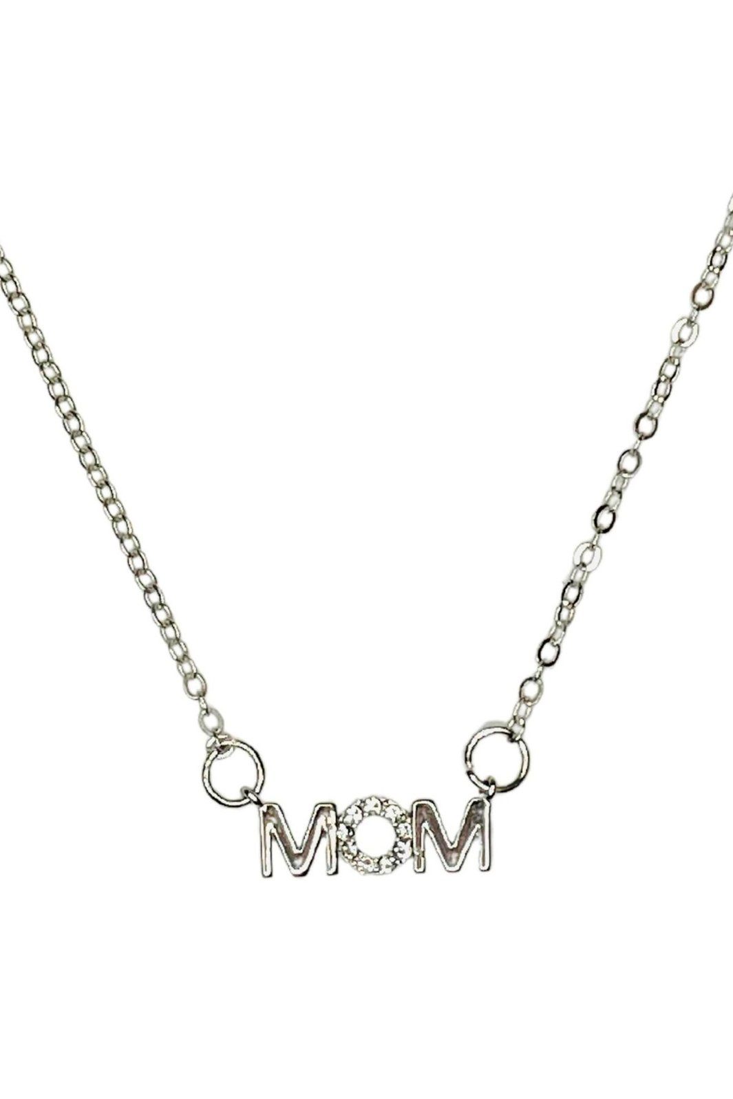 EMM Copenhagen - MOM Necklace W. Zicron Stone - Silver Halskæder 