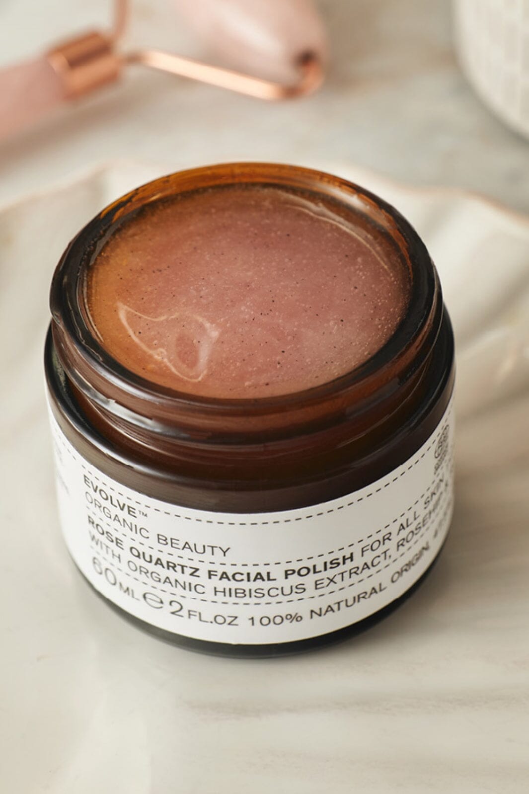 Evolve - EB265 Rose Quartz Facial Polish - 60 ml Scrub 