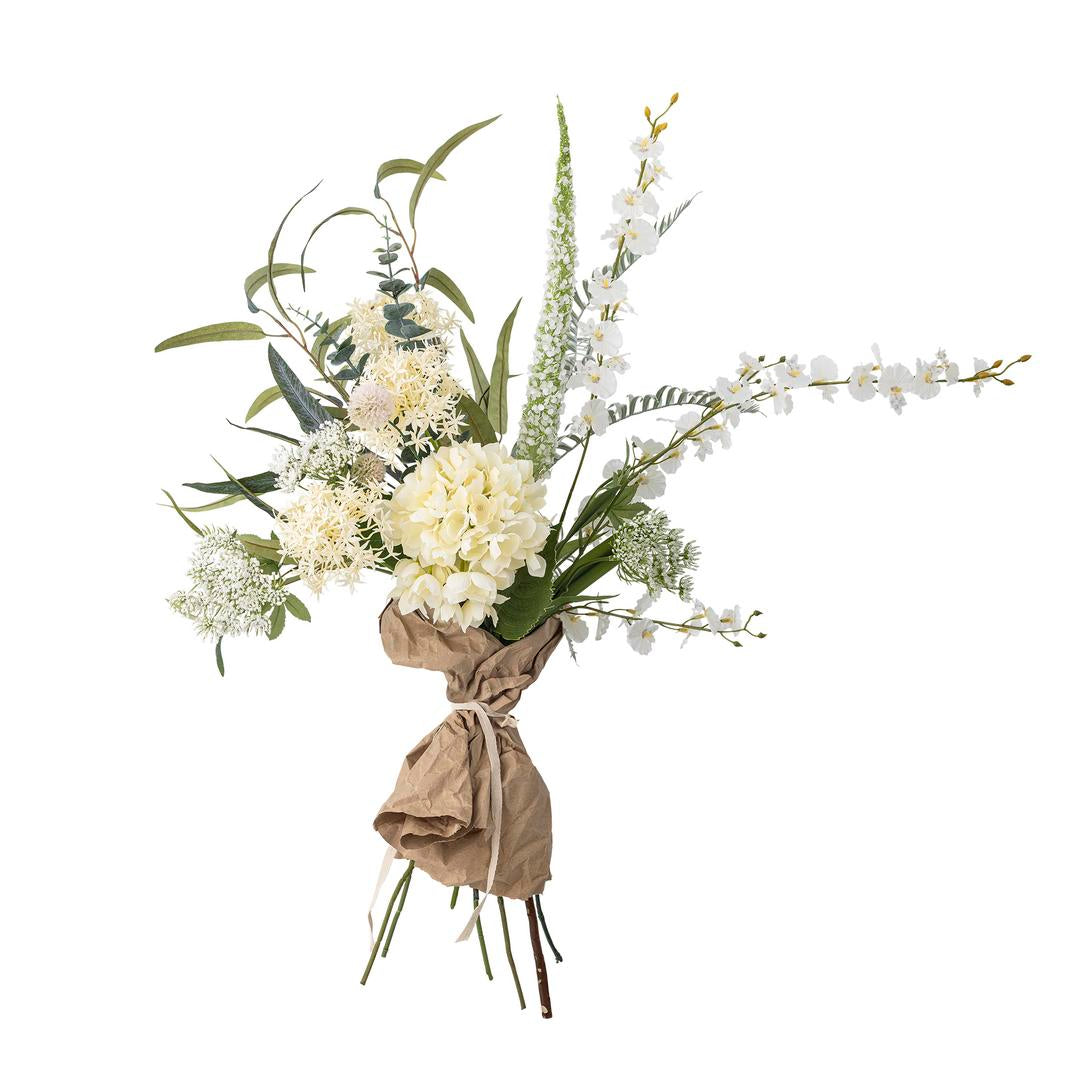 Bloomingville - Symphonie Buket, Hvid, Kunstige Blomster - White