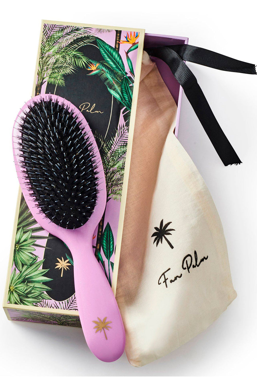 Fan Palm - Hair Brush Medium - Butterfly Hårbørster 