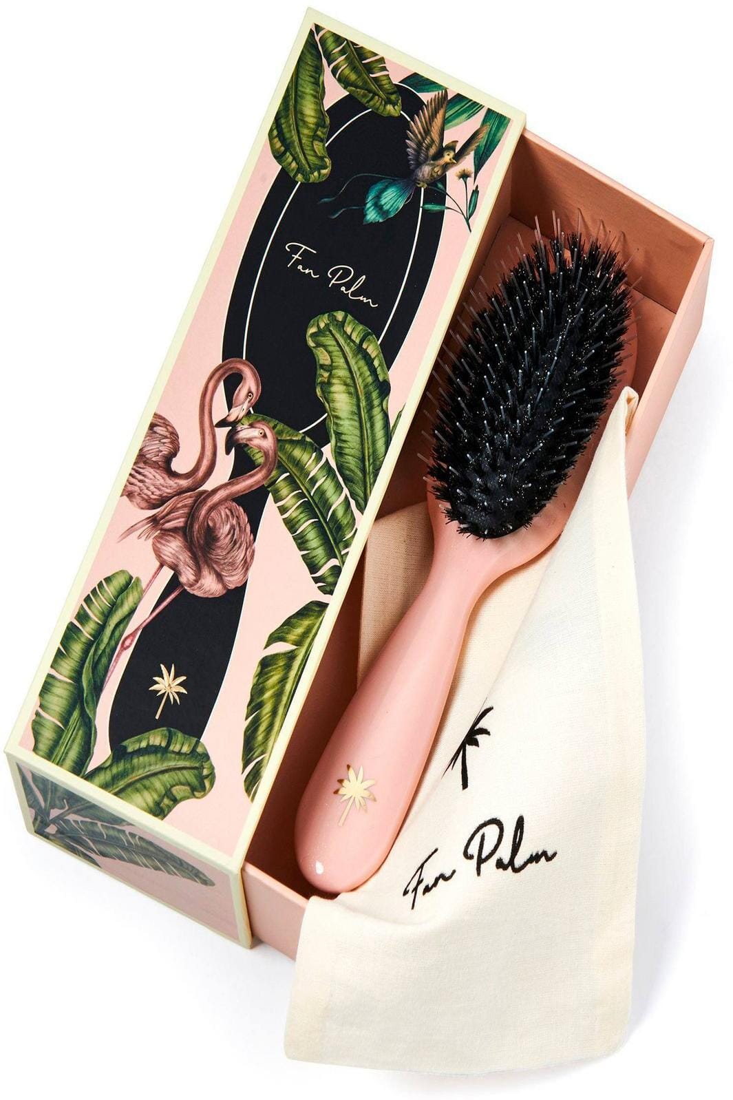 Fan Palm - Hair Brush Small - Paradis Hårbørster 