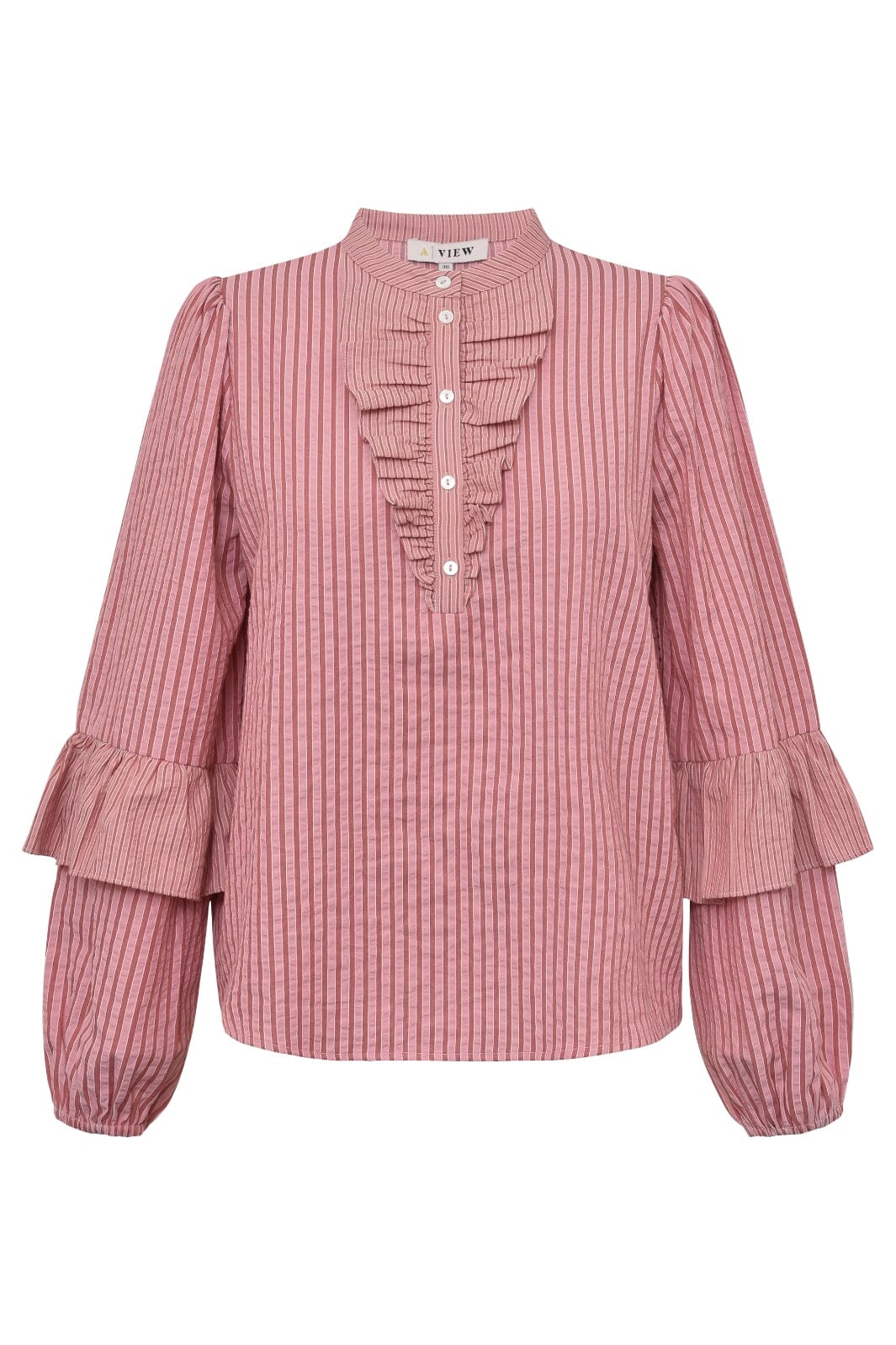 Forudbestilling - A-View - Karin Blouse - 255 Rose/Red Bluser 