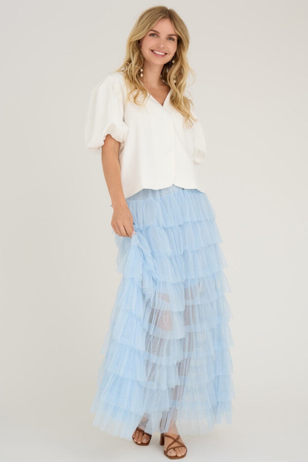 A-View - Miranda Skirt - 282 Light Blue