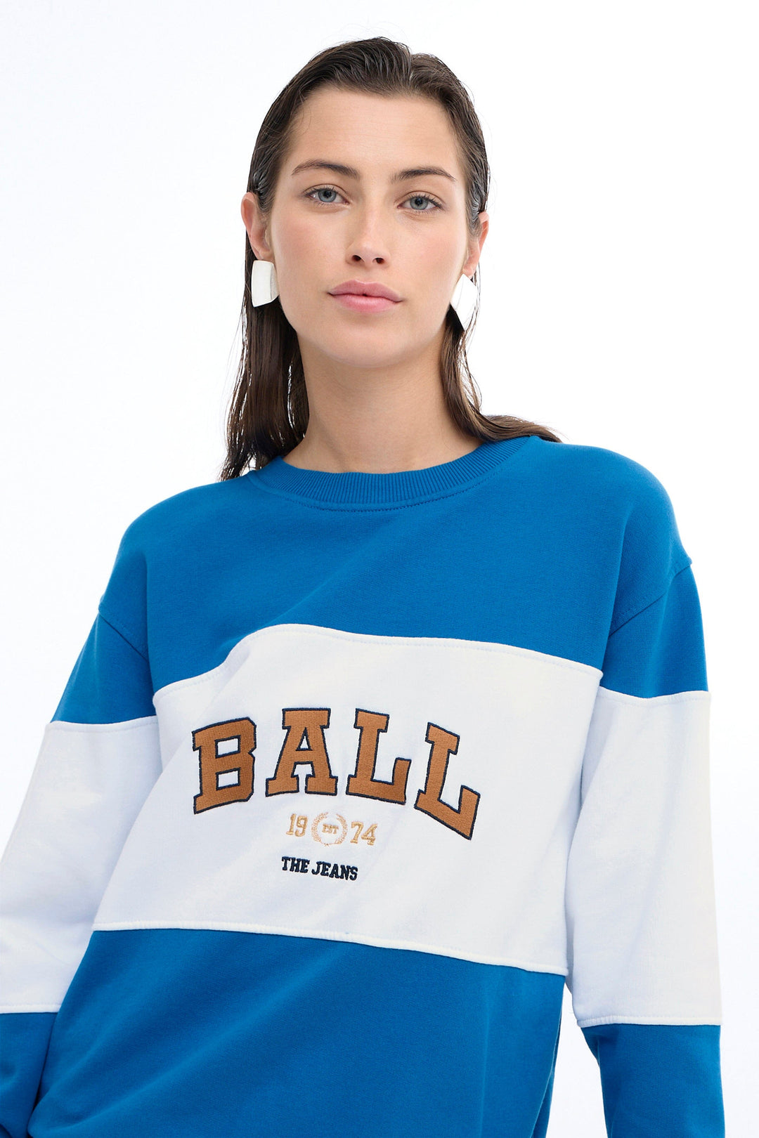 Forudbestilling - Ball - Bamontana Sweatshirt - 194056 Olympia Blue Sweatshirts 