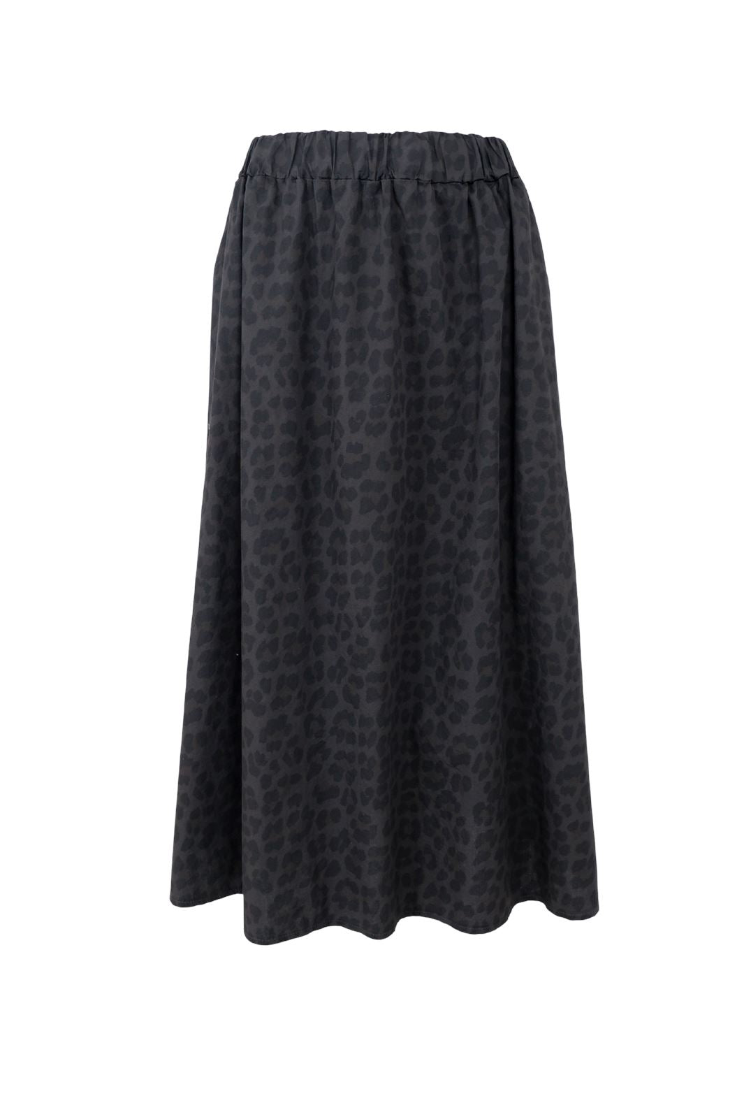 Black Colour - Bcabbie Leo Skirt - Grey Leopard