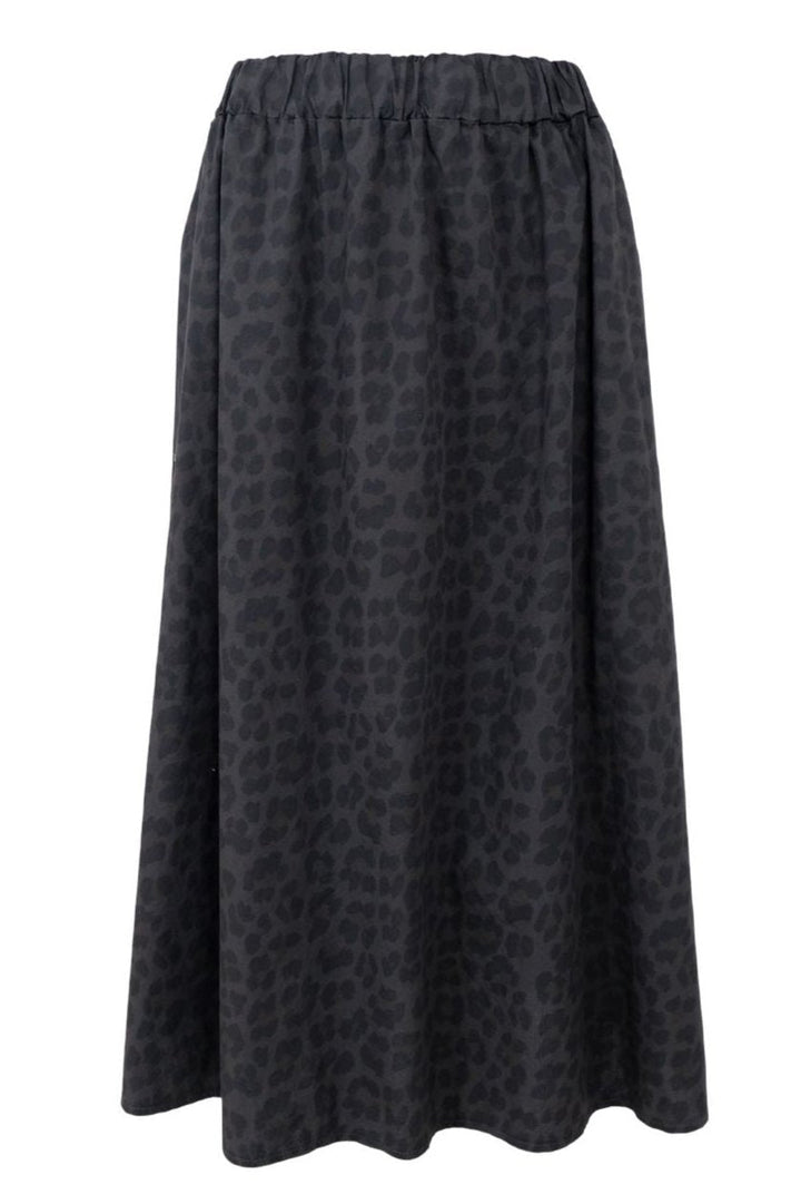 Black Colour - Bcabbie Leo Skirt - Grey Leopard