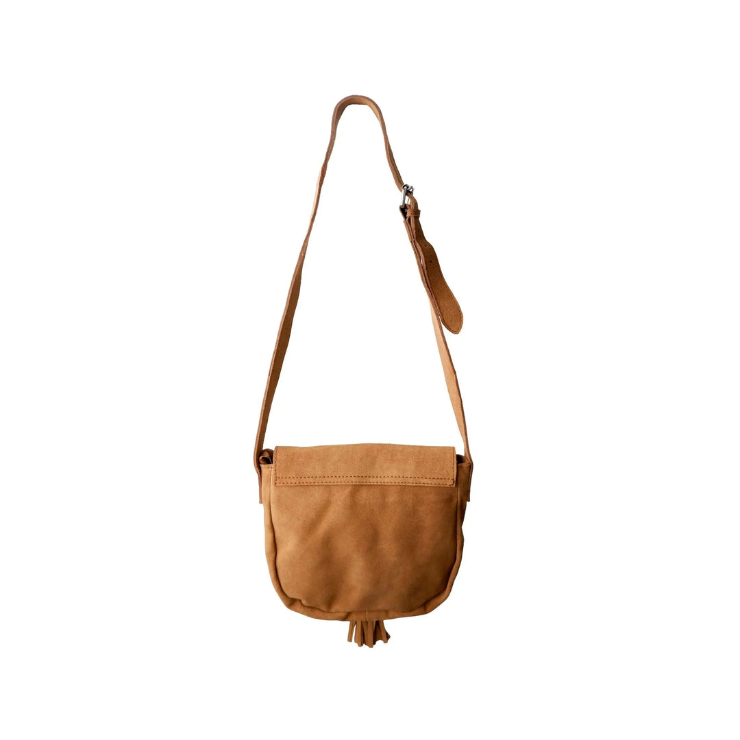 Forudbestilling - Black Colour - Bcedith Suede Crossover Bag - Camel Tasker 