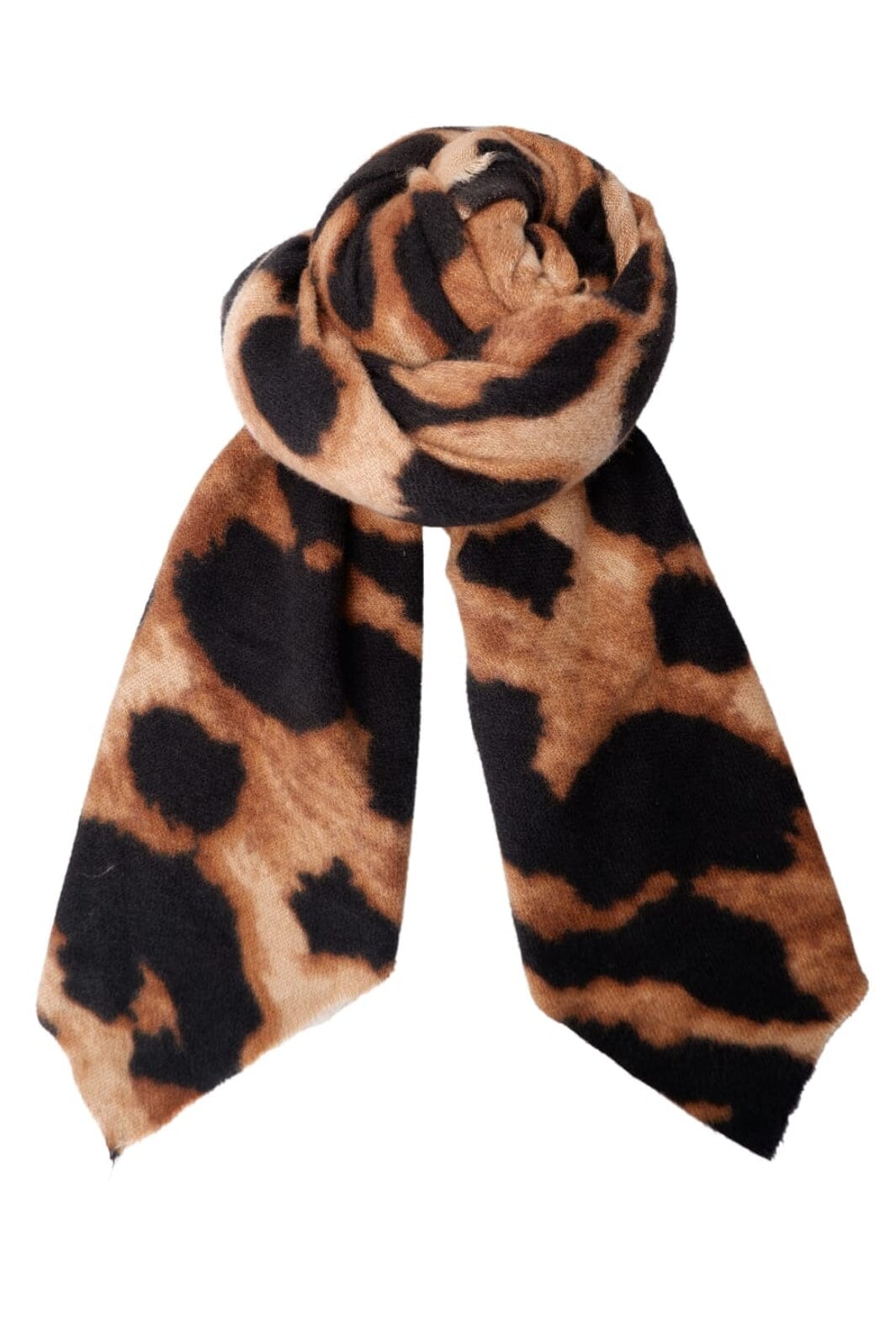 Black Colour - Bcfelina Leo Scarf 208366 - Brown Leo