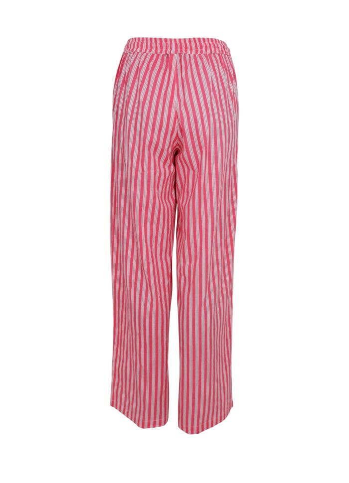 Forudbestilling - Black Colour - Bcflora Pants - Pink Stripe Bukser 