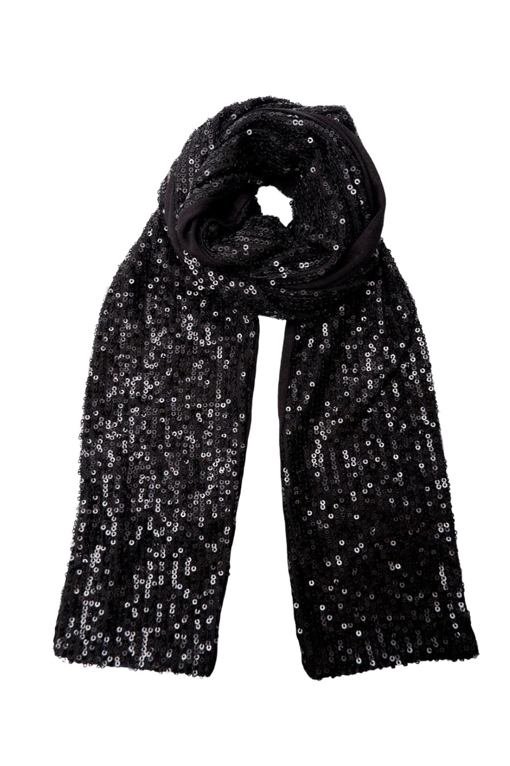 Forudbestilling - Black Colour - Bcglam Slim Scarf - Black Tørklæder 