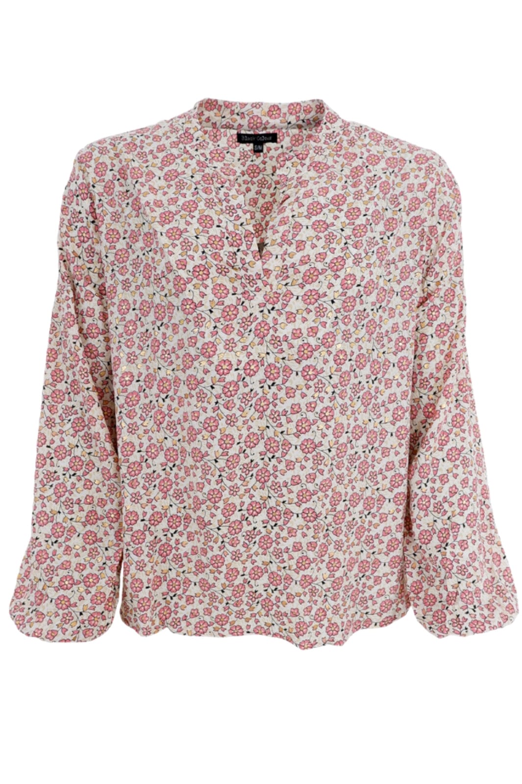 Forudbestilling - Black Colour - Bcluna Blouse - Rose Daisy Bluser 