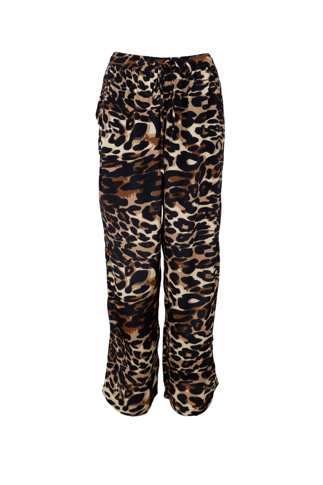 Black Colour - Bcluna Straight Pant - Leopard