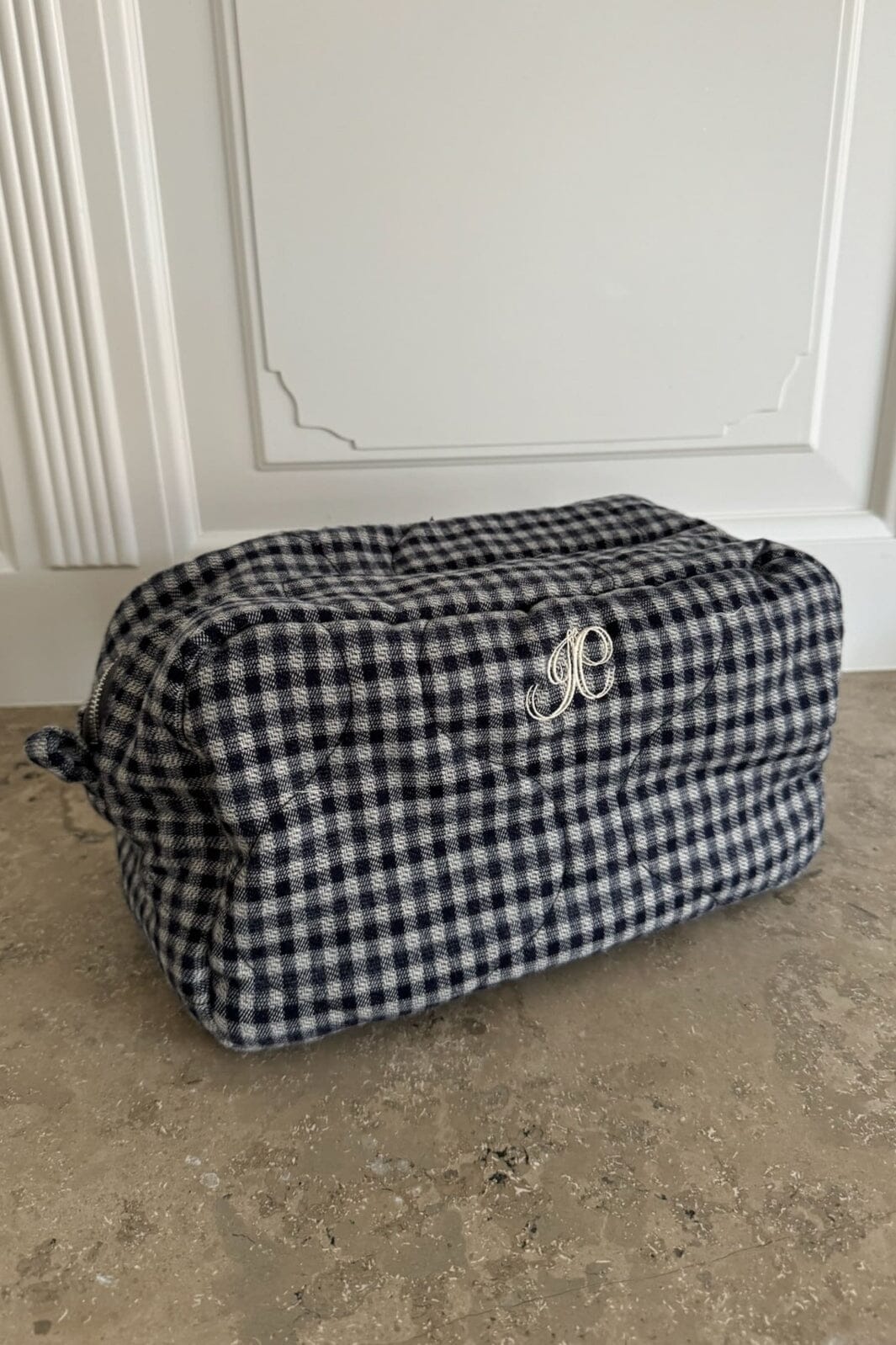 BYIC - Emilieic Cosmetic Bag A23746 - Navyc - Navy Checks