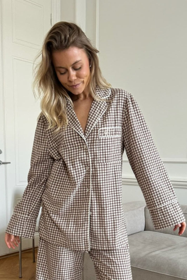 BYIC - Najaic Shirt A23585 - Beigec - Beige Checks