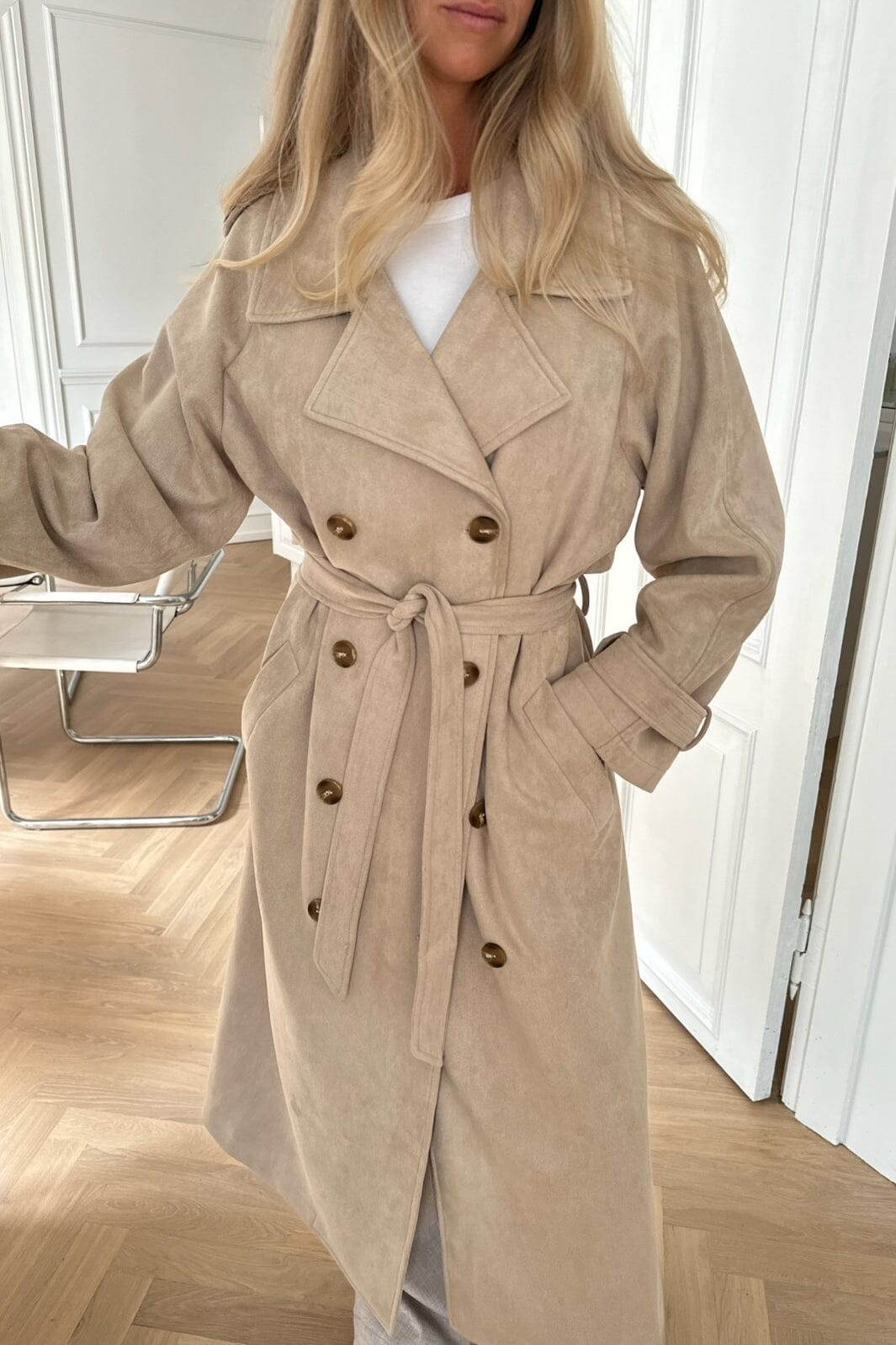 Forudbestilling - BYIC - Tillieic Trenchcoat - beige Beige Frakker 