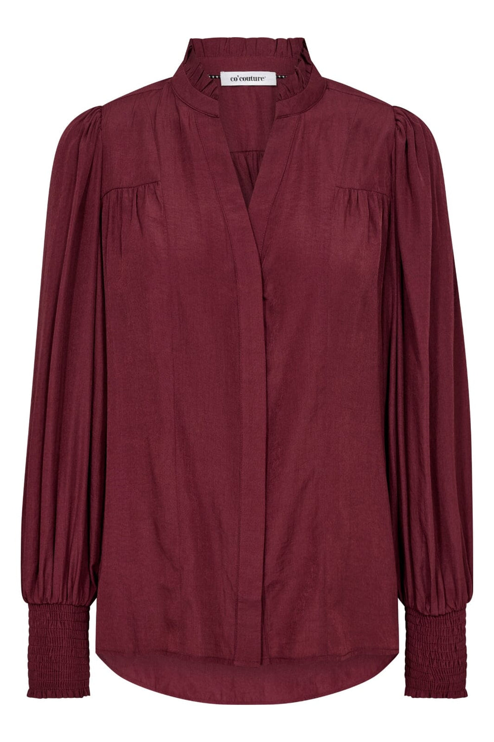 Co´Couture - Ailacc Petra V-Shirt 35810 - 186 - Burgundy