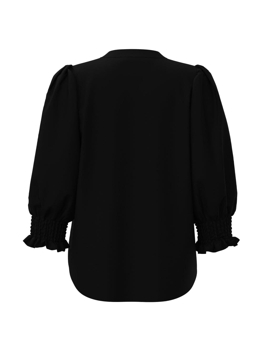 Forudbestilling - Co´couture - Callumcc Frill Ss Shirt 35484 - 96 Black Skjorter 