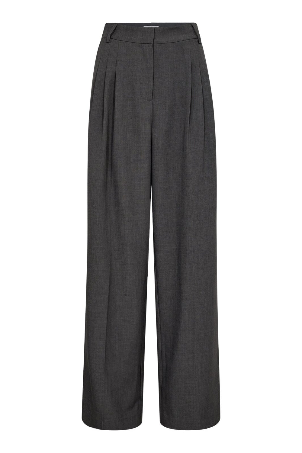 Forudbestilling - Co´couture - Lianecc Pleat Pant 31425 - 140 Dark Grey Bukser 