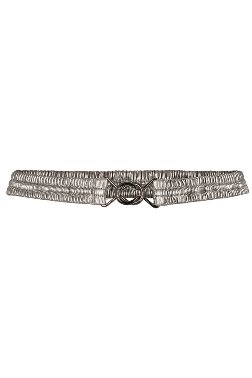 Forudbestilling - Co´couture - Metallic Slim Belt - Graphite (Oktober) Bælter 