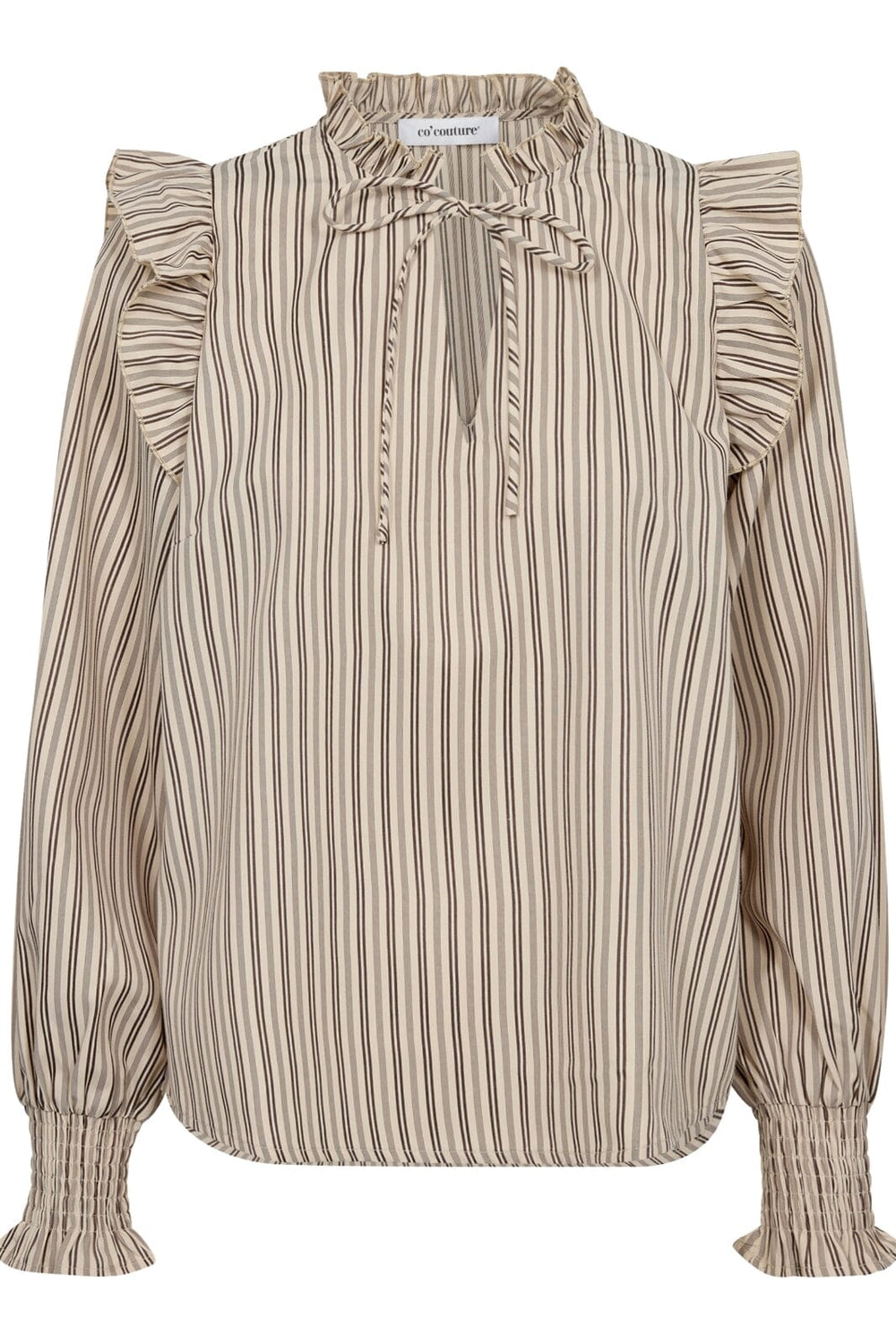 Forudbestilling - Co´couture - Siggacc Stripe Blouse 35605 - 108 Powder Skjorter 