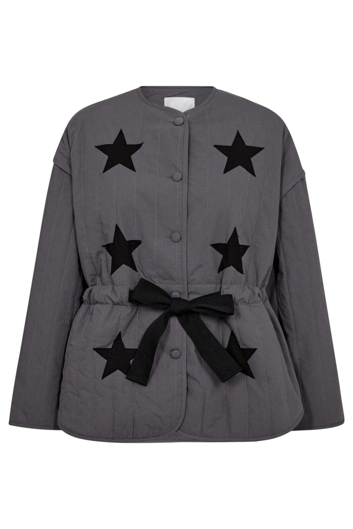 Forudbestilling - Co´couture - Starcc Patch Jacket 30222 - 140 Dark Grey Jakker 