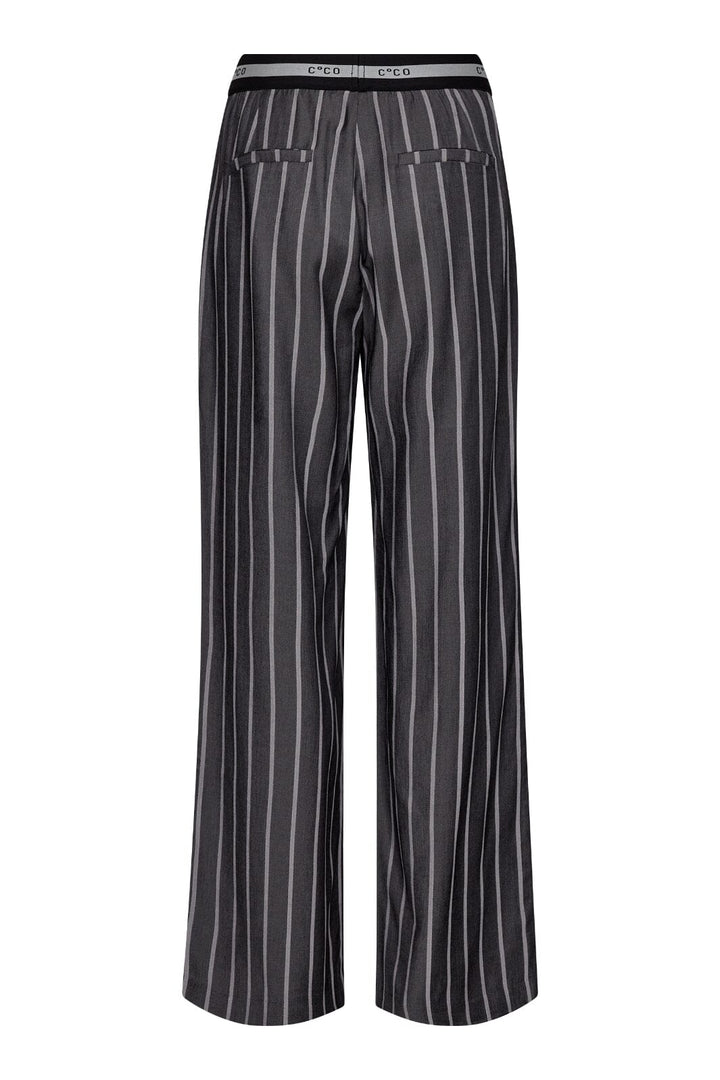 Forudbestilling - Co´couture - Suecc Stripe Logo Pant 31401 - 96 Black Bukser 