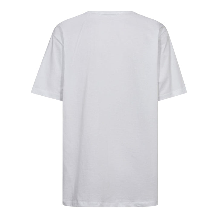 Forudbestilling - Co´couture - The Kisscc Oversize Tee 33099 - 4000 White - XS T-shirts 